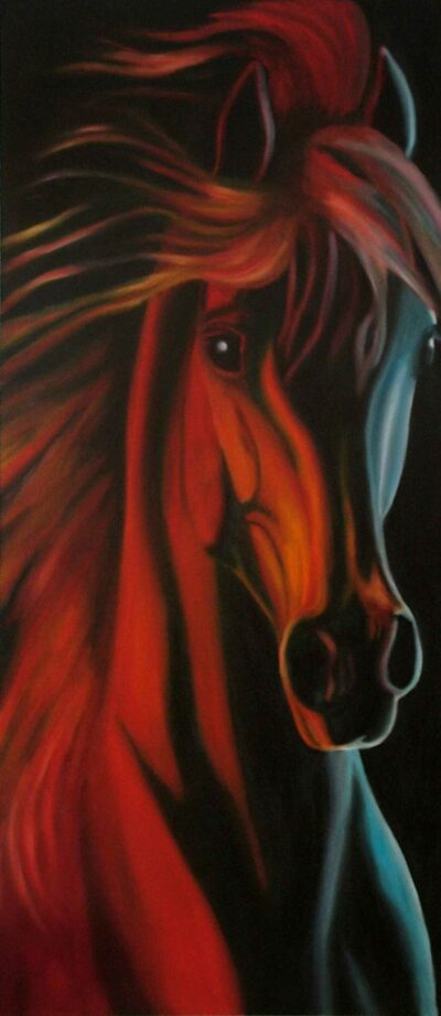 Red horse